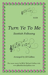 Turn Ye to Me SATB choral sheet music cover